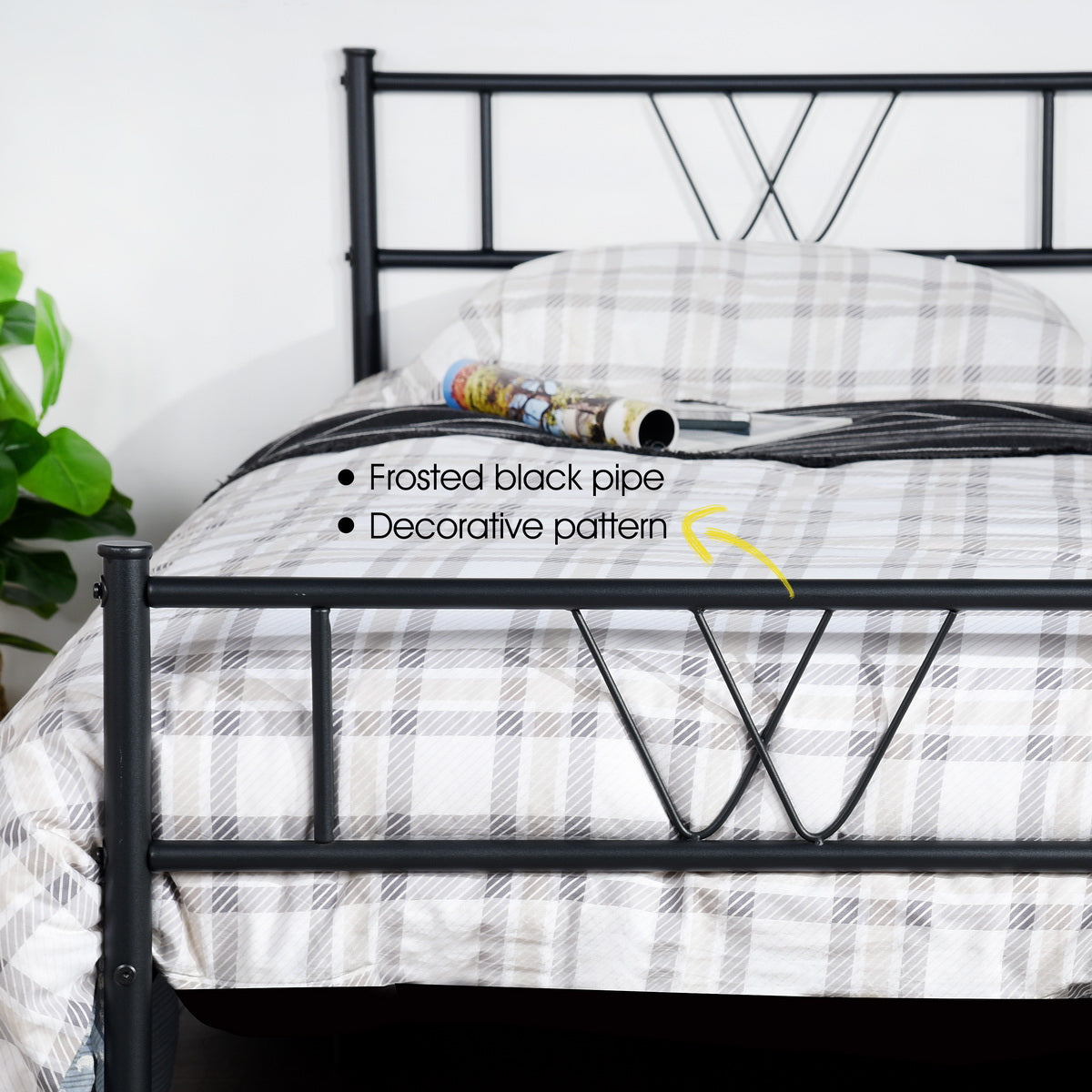 Single Bed Metal Bed Frame Koke