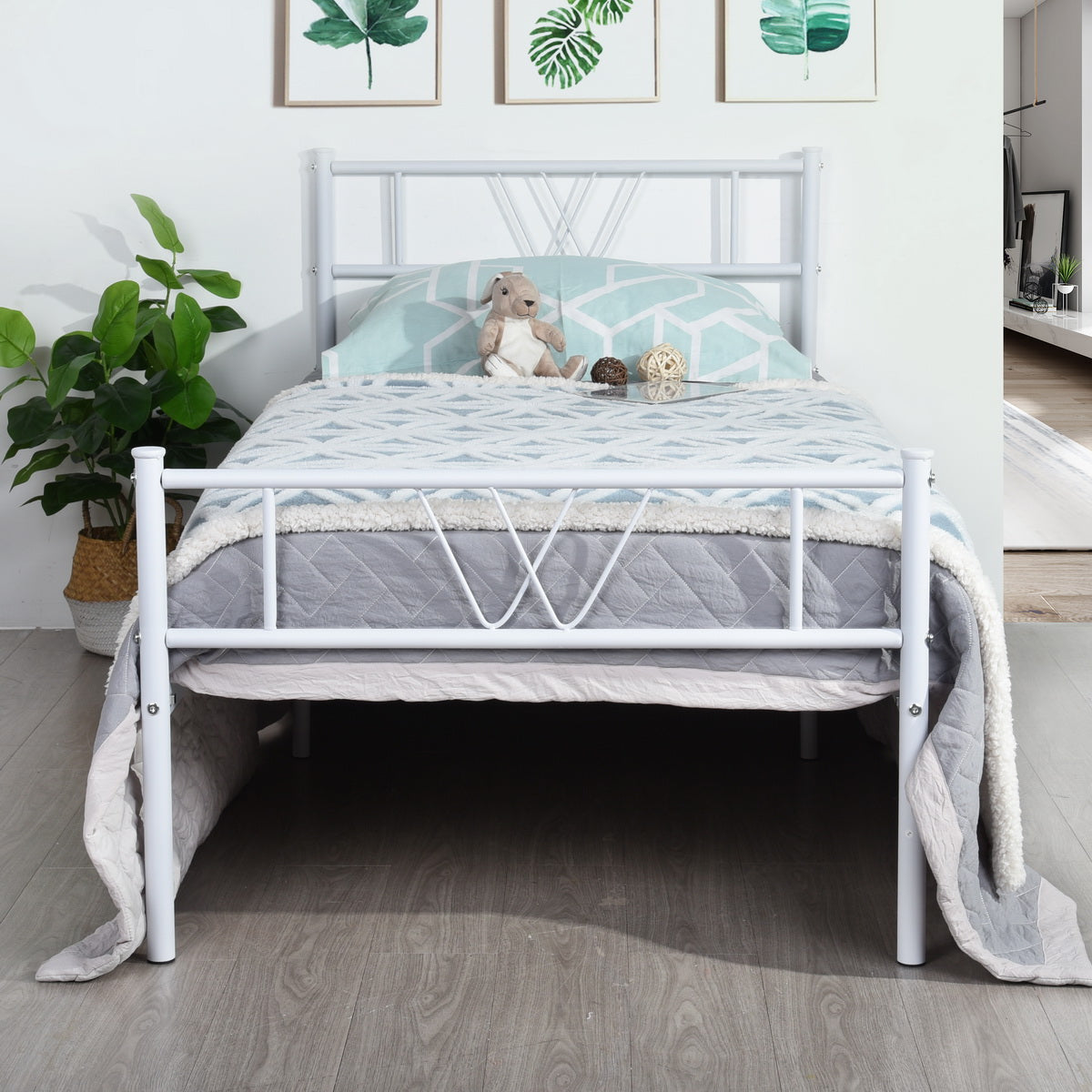 Single Bed Metal Bed Frame Koke