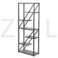 Bookcase 5 Shelves Bookshelf Storage Organizer Kornetka