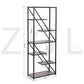 Bookcase 5 Shelves Bookshelf Storage Organizer Kornetka