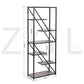Bookcase 5 Shelves Bookshelf Storage Organizer Kornetka