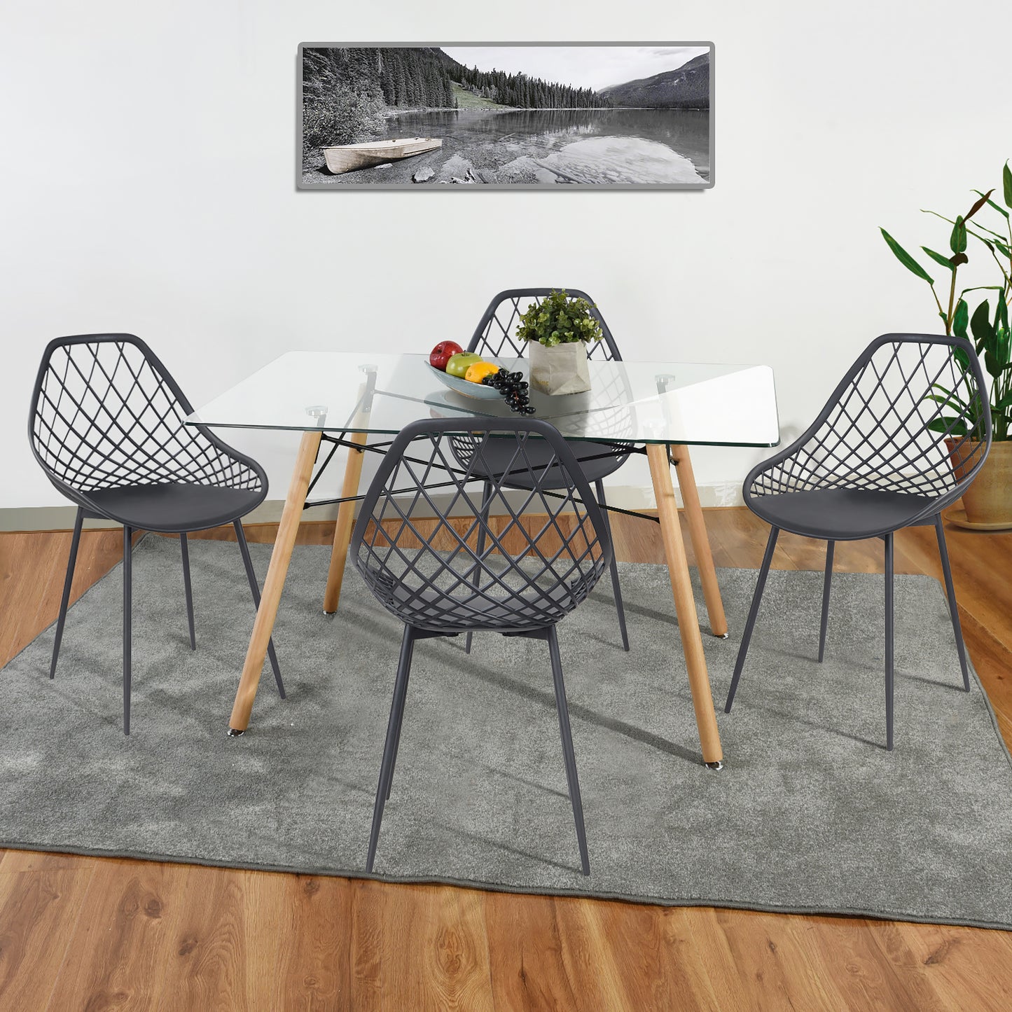 Dining Chairs Design Plastic Seat Metal Legs Kroos