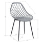 Dining Chairs Design Plastic Seat Metal Legs Kroos