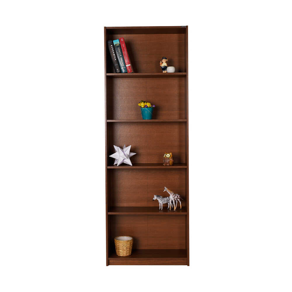 Bookcase W/ Five Section Walnut KTP