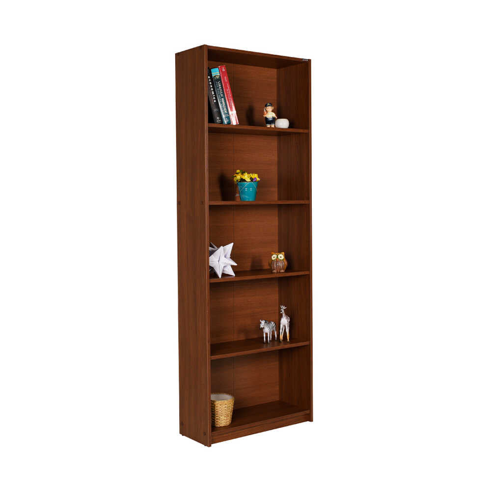 Bookcase W/ Five Section Walnut KTP