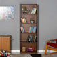 Bookcase W/ Five Section Walnut KTP