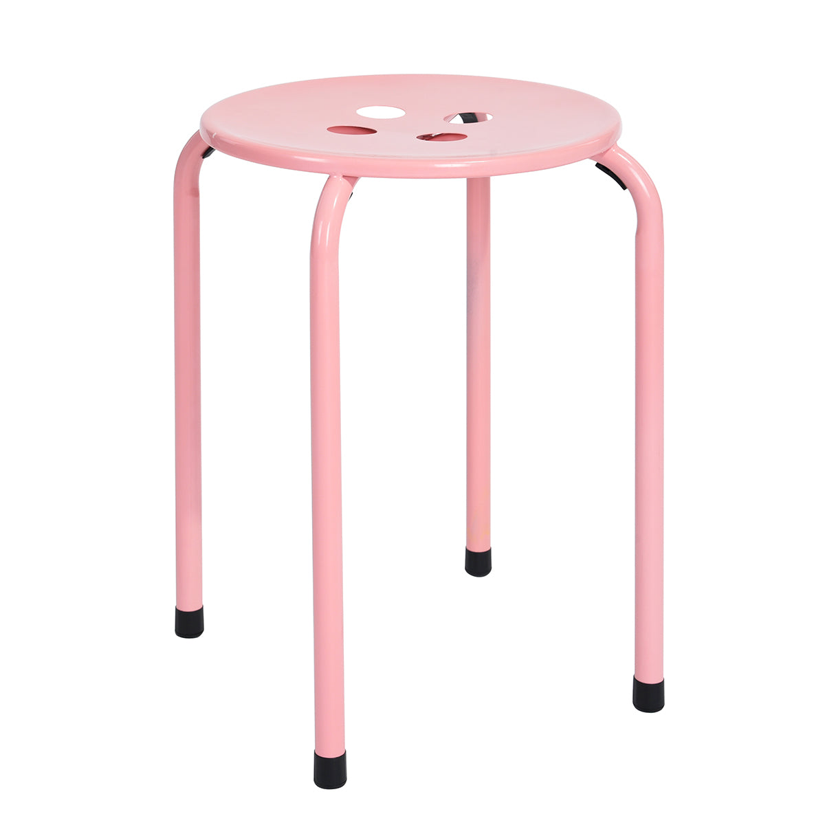 Plastic Stackable Stools Lemon