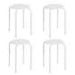 Plastic Stackable Stools Lemon