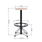 3-Piece Bar Set 1 Table with 2 Bar Stools Life