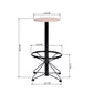 3-Piece Bar Set 1 Table with 2 Bar Stools Life