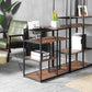 Bookcase 3 Shelves Bookshelf Storage Organizer Line
