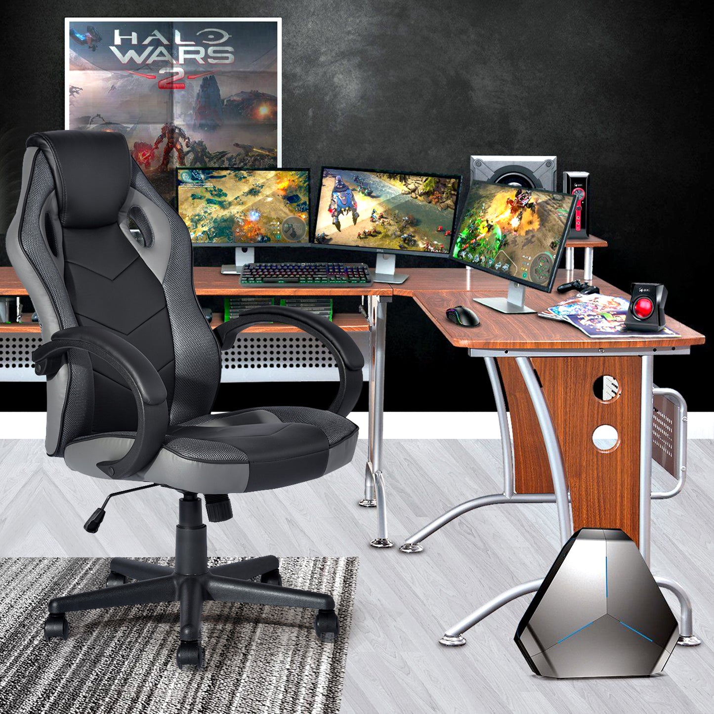 Gaming Chair Racing Office Chair Seat Height Adjustment Linton