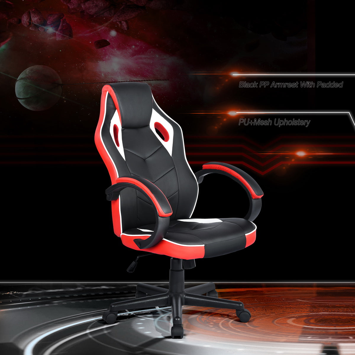 Gaming Chair Racing Office Chair Seat Height Adjustment Linton