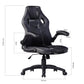 Gaming Chair Racing Office Chair Recliner Swivel Seat Height and Armrest Adjustable Little