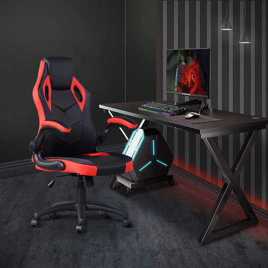 Gaming Chair Racing Office Chair Recliner Swivel Seat Height and Armrest Adjustable Little