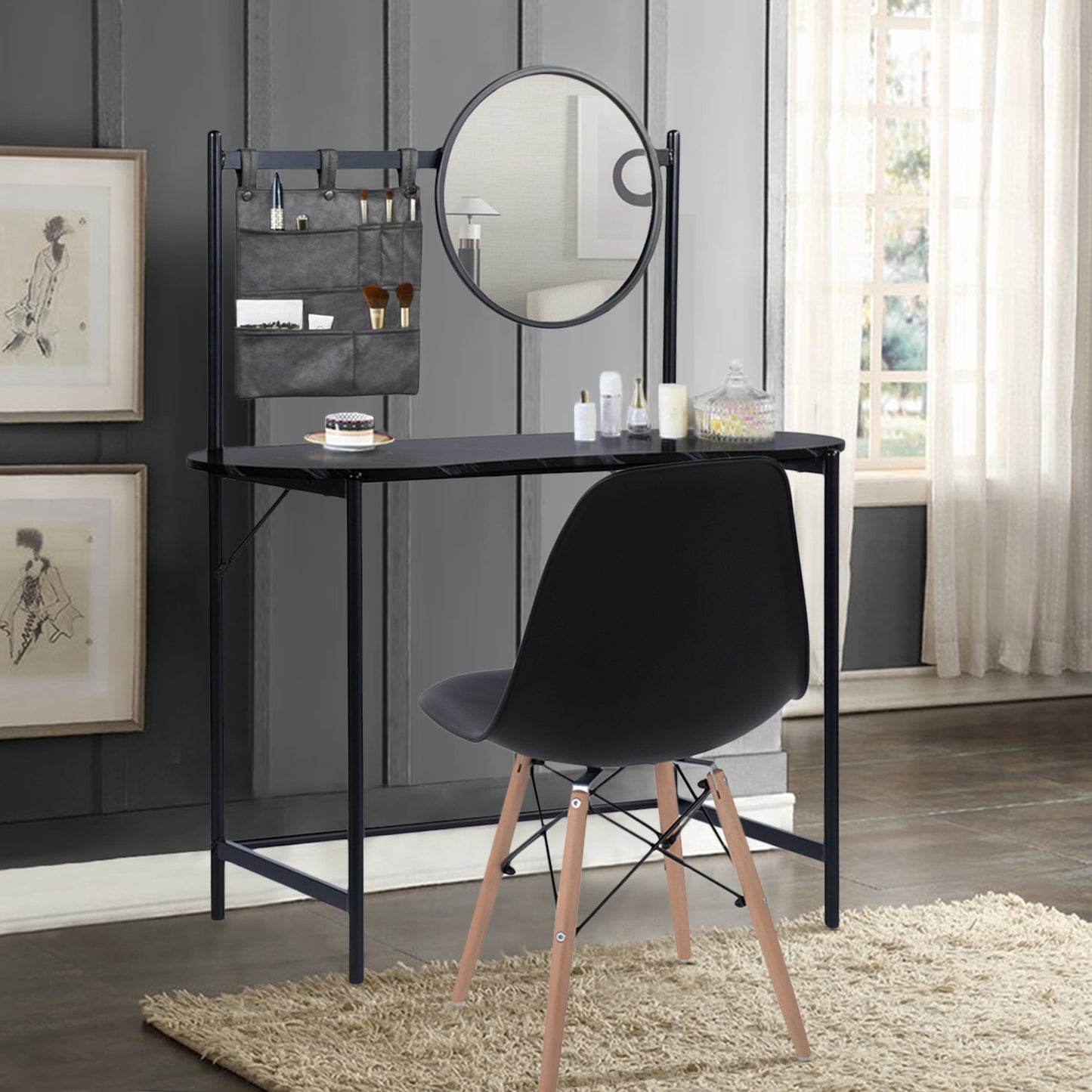 Vanity Table Makeup Vanity Desk with Mirror Looney