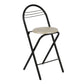 Set of 3 Breakfast Set 1 Table with 2 Folding Stools Dining Lueneburg