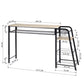 Set of 3 Breakfast Set 1 Table with 2 Folding Stools Dining Lueneburg