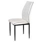 Dining Chairs PVC Upholstered Metal Legs Malika