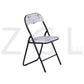 Printing PVC Upholstered Folding Chairs Mango