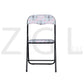 Printing PVC Upholstered Folding Chairs Mango