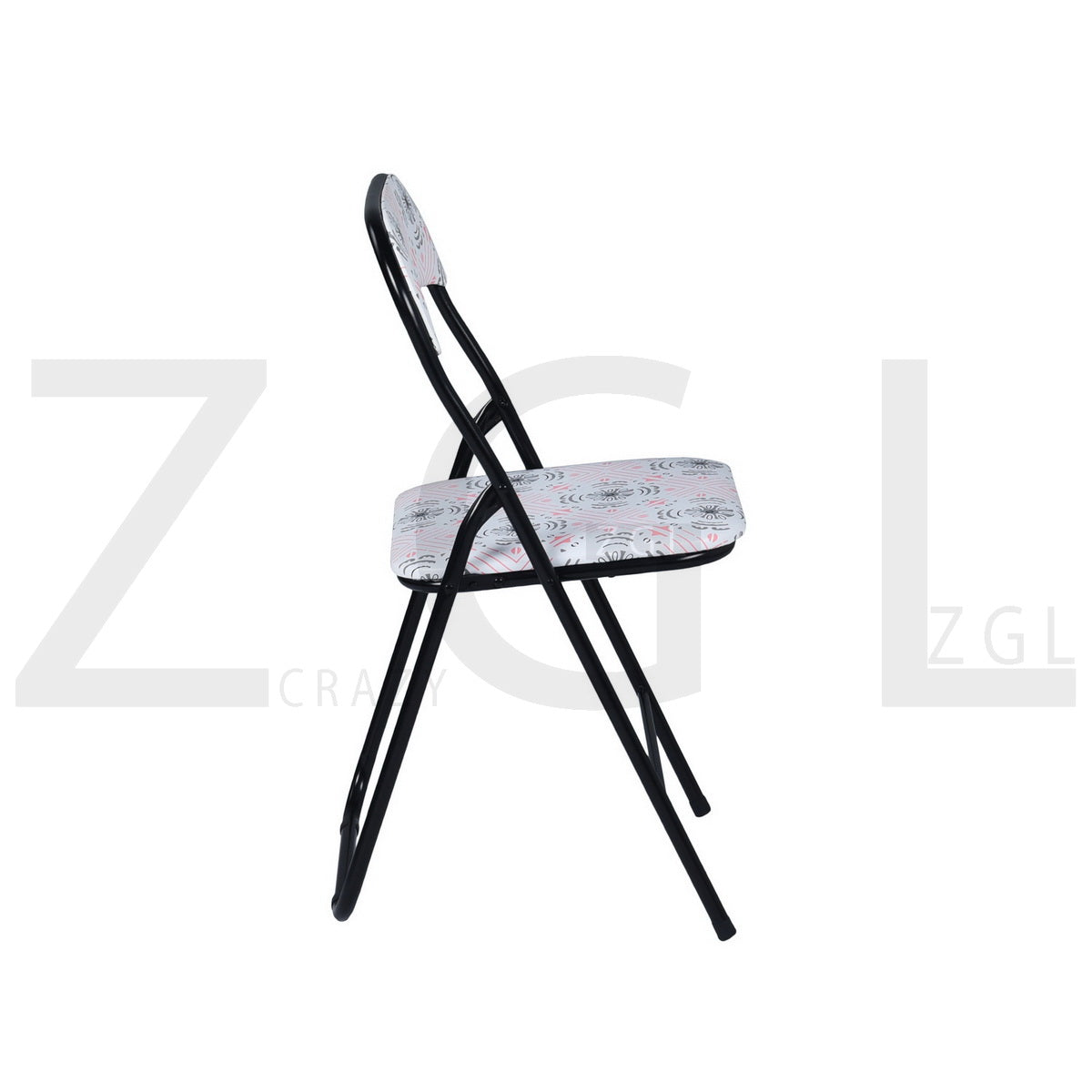 Printing PVC Upholstered Folding Chairs Mango