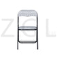 Printing PVC Upholstered Folding Chairs Mango