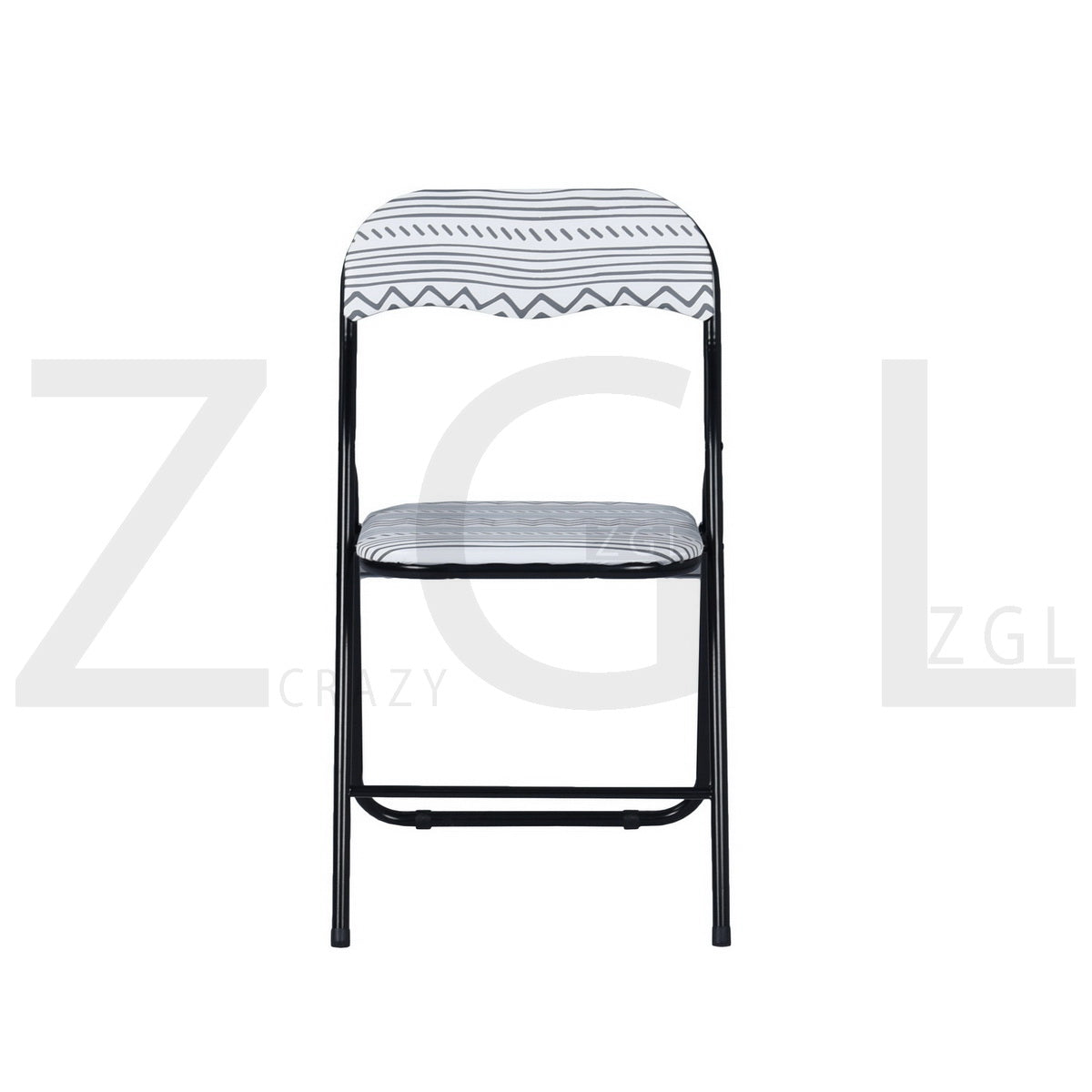 Printing PVC Upholstered Folding Chairs Mango