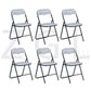 Printing PVC Upholstered Folding Chairs Mango
