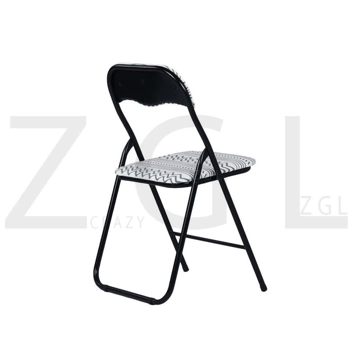 Printing PVC Upholstered Folding Chairs Mango