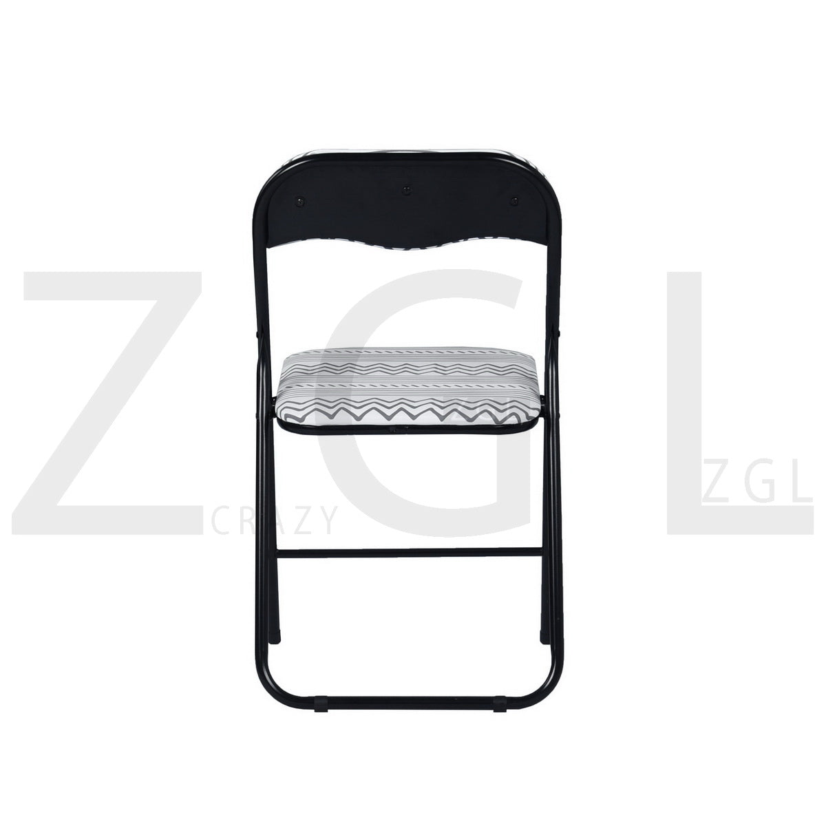 Printing PVC Upholstered Folding Chairs Mango