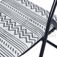 Printing PVC Upholstered Folding Chairs Mango