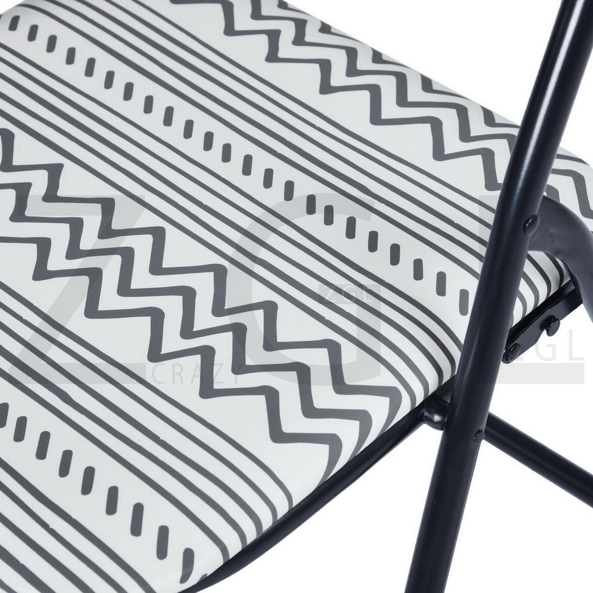 Printing PVC Upholstered Folding Chairs Mango