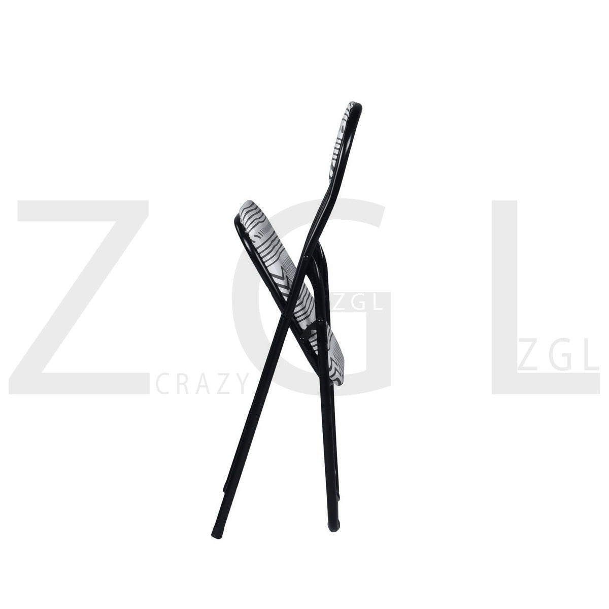 Printing PVC Upholstered Folding Chairs Mango