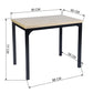 Dropleaf Extendable Dining Table Rectangular  Marlowe