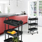 Rolling Plastic Kitchen Trolley Serving Cart Marmion