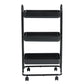 Rolling Plastic Kitchen Trolley Serving Cart Marmion