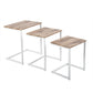 Set of 3 Nesting End Coffee Table Maximo