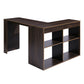 L-Shaped Computer Office Desk with 4 Cube Storage Mccoy