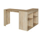 L-Shaped Computer Office Desk with 4 Cube Storage Mccoy