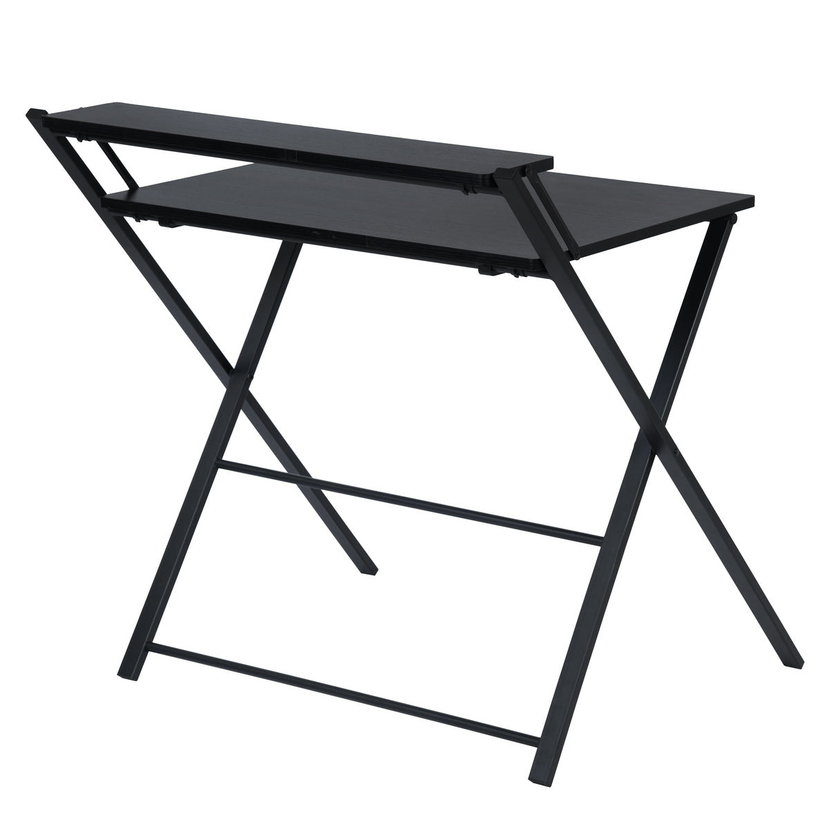 Folding Desk Writing Computer Desk with Shelf Megan