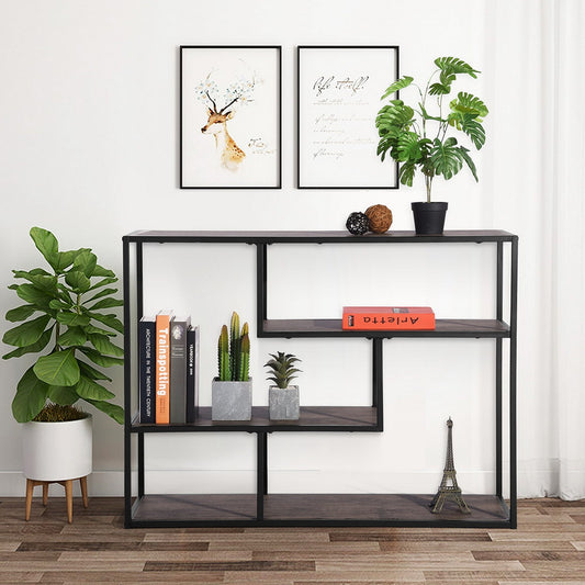Bookcase 3 Shelves Bookshelf Storage Organizer Metacritic