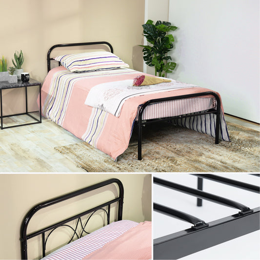 Single Bed Metal Bed Frame Milo