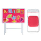 Set of 2 Folding Kid's Table & Chair Set PVC Upholstered Murray