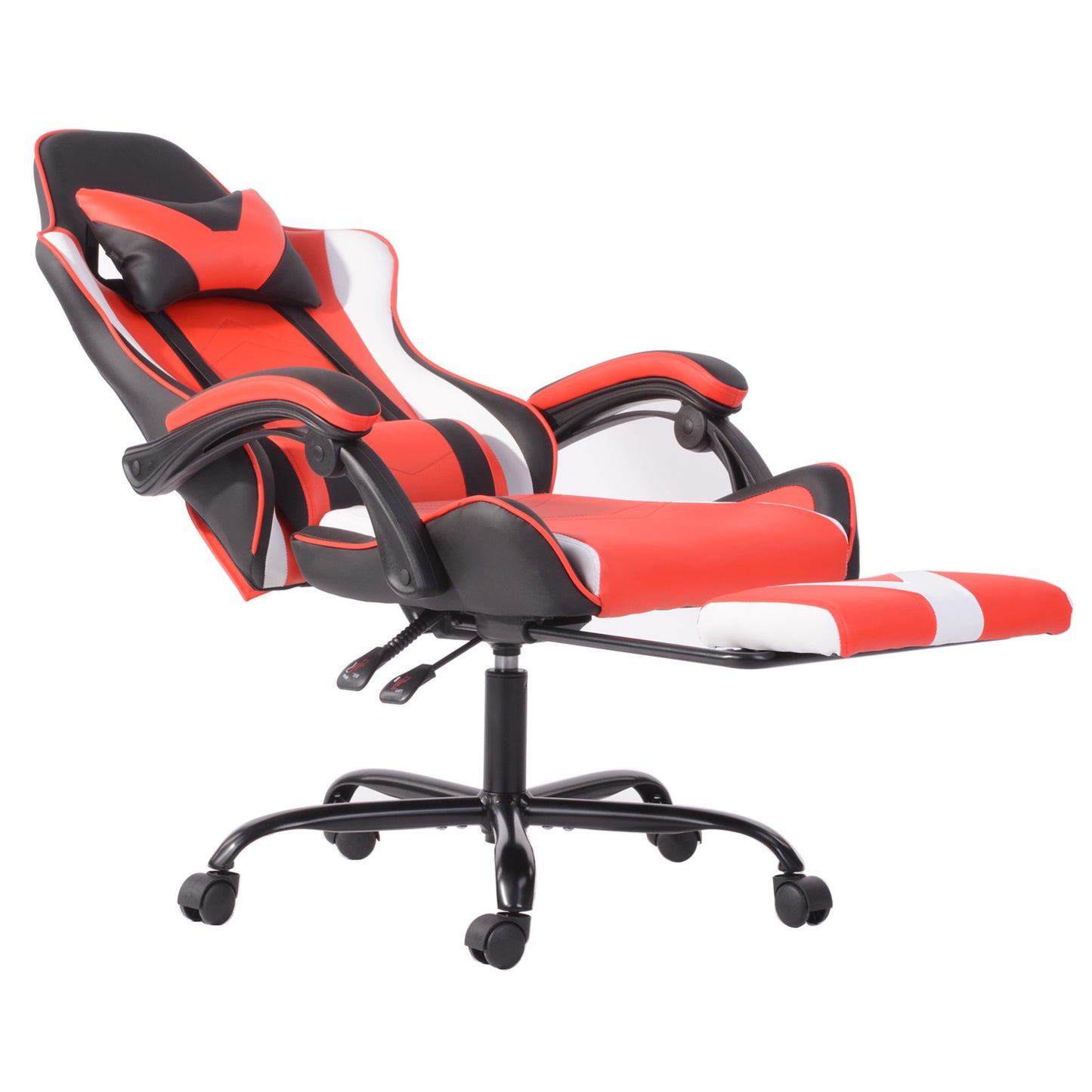 Gaming Chair Racing Office Chair Recliner Swivel with Headrest and Lumbar Pillow Nuggets