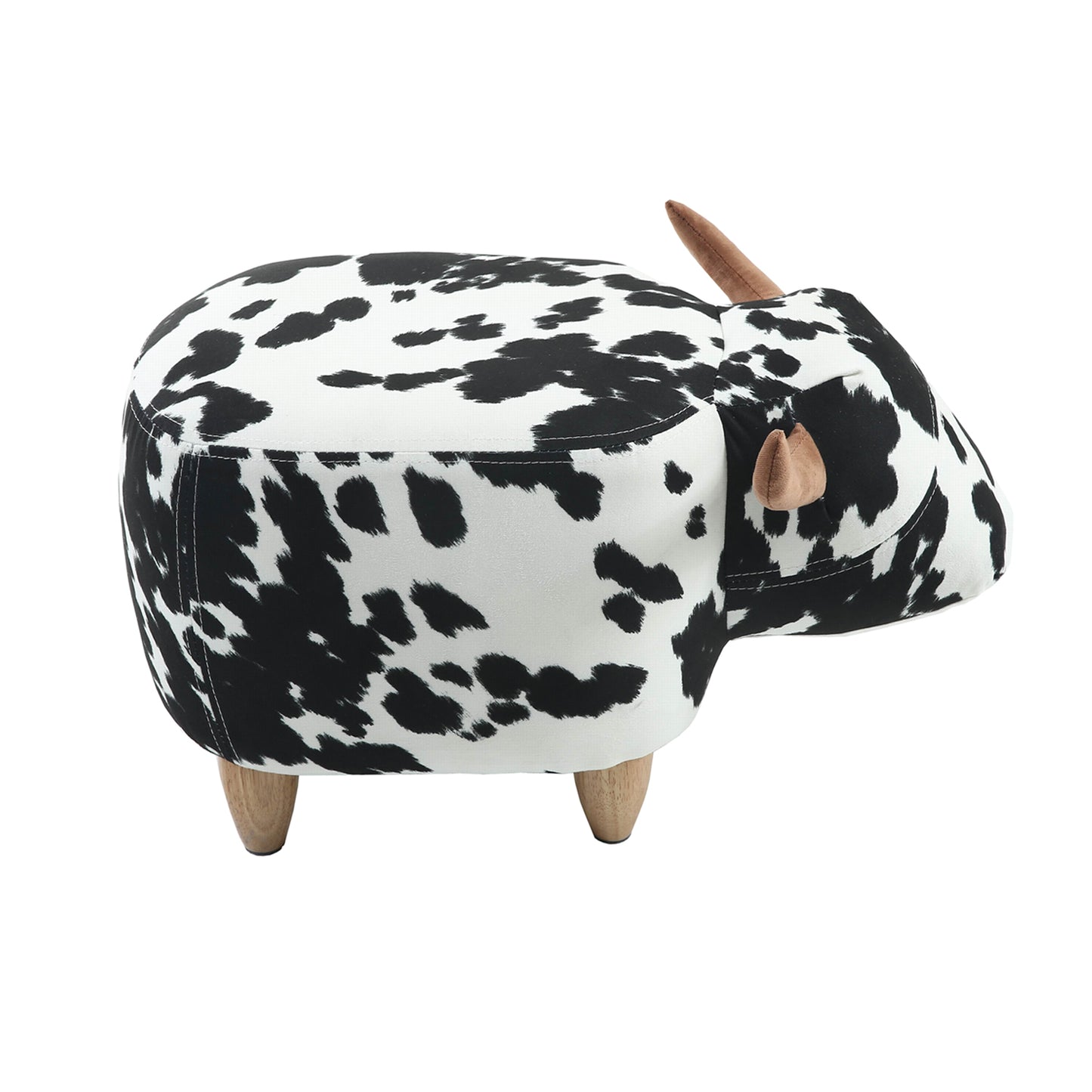 Storage Ottoman Animal Bench Upholstered Footrest Stool Olesen