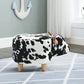Storage Ottoman Animal Bench Upholstered Footrest Stool Olesen