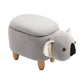 Storage Ottoman Animal Bench Upholstered Footrest Stool Olesen