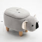 Storage Ottoman Animal Bench Upholstered Footrest Stool Olesen