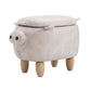 Storage Ottoman Animal Bench Upholstered Footrest Stool Olesen